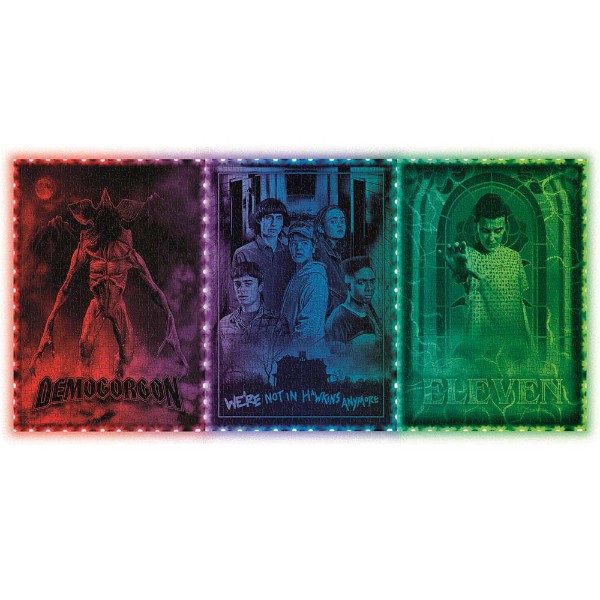 Stranger Things - Metamorphic Art Collection: Demogorgon's Hunt 520 Piece Jigsaw Puzzle - Packshot 3