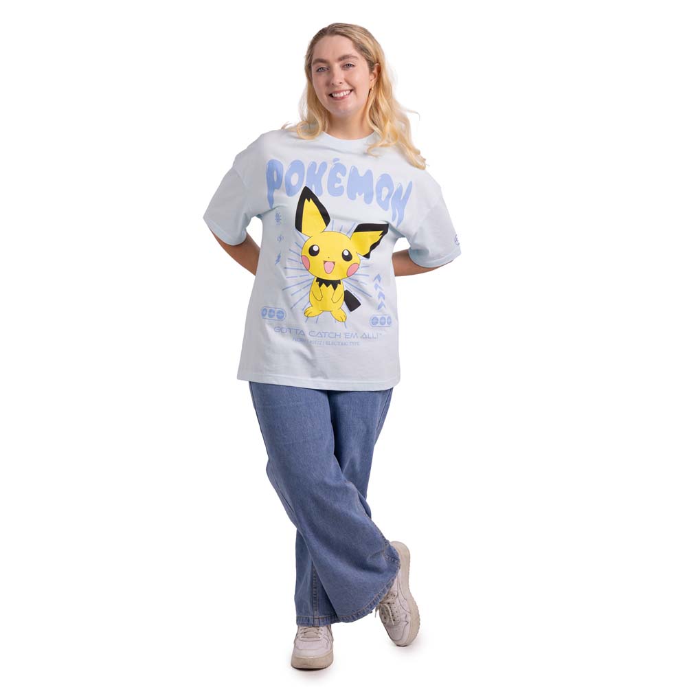 Pokemon - Pichu Oversized T-Shirt - Packshot 3
