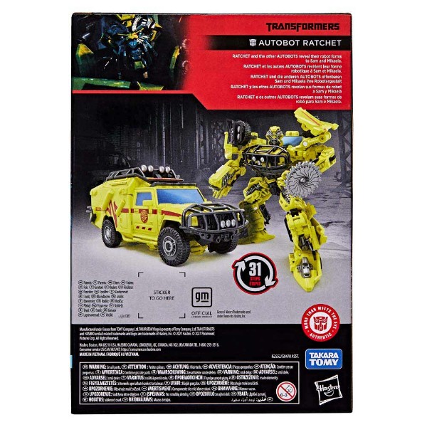 Transformers - Transformers Movie 1 - Ratchet Voyager Class Action Figure - Packshot 6