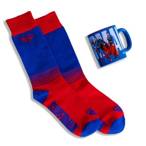 DC Comics - Superman - Retro Superman Sock and Mug Gift Pack