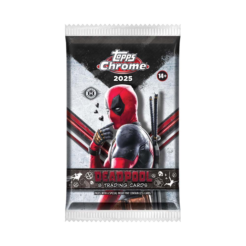 Marvel - TC - Topps 2025 Chrome Deadpool Hobby Booster Pack - Toys and  Collectibles - EB Games Australia