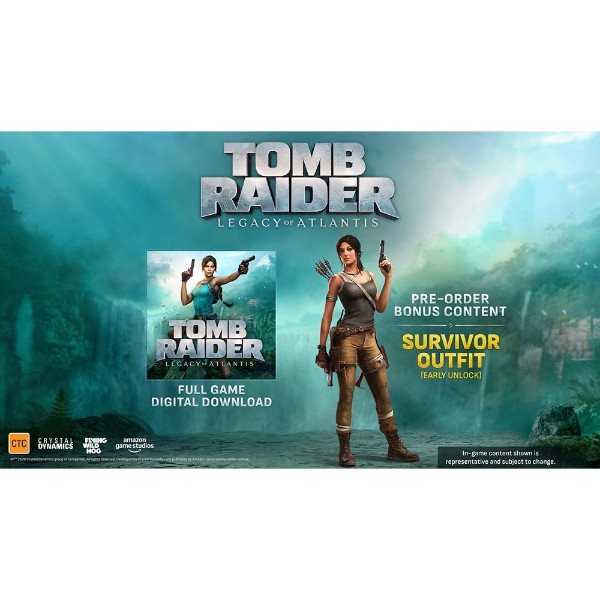 Tomb Raider: Legacy of Atlantis - Day One Edition - Packshot 2