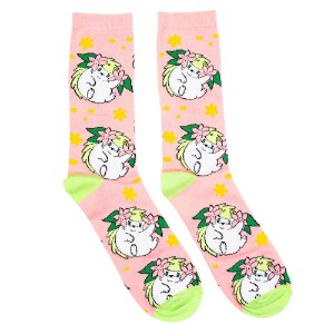 Pokemon - Shaymin Crew Socks - 9-12 (Adult)