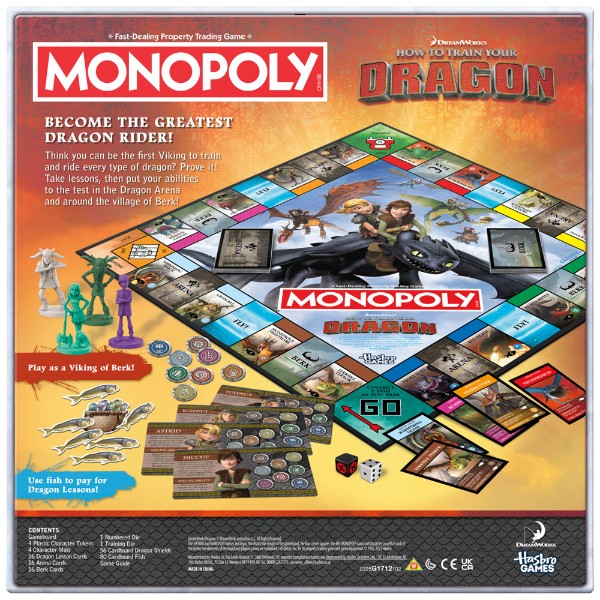 Monopoly - How to Train Your Dragon Edition Board Game - Packshot 5