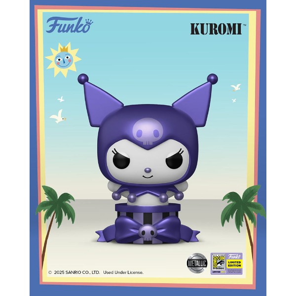 Sanrio - Kuromi Metallic SDCC 2025 Pop! Vinyl Figure - Packshot 3