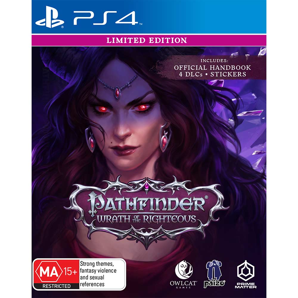 Pathfinder Wrath of the Righteous Limited Edition PlayStation 4