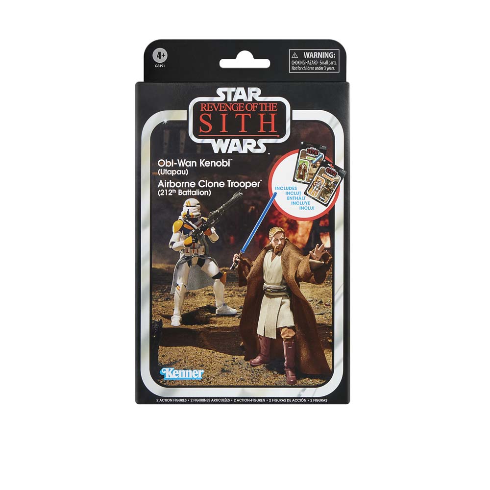 Star Wars - The Vintage Collection - Obi-Wan Kenobi (Utapau) & Airborne Clone Trooper (212th Battalion) Action Figure Set - Packshot 6