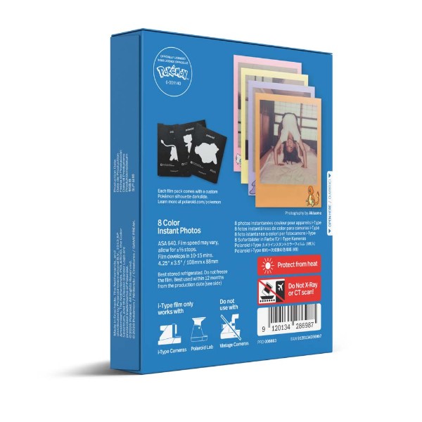 Pokemon × Polaroid - Colour Film for i-Type - Pokemon Edition Frame 8 Pack - Packshot 5