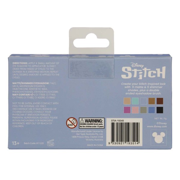Disney - Lilo & Stitch - Fluffy Stitch 10-Shade Eyeshadow Palette - Packshot 4