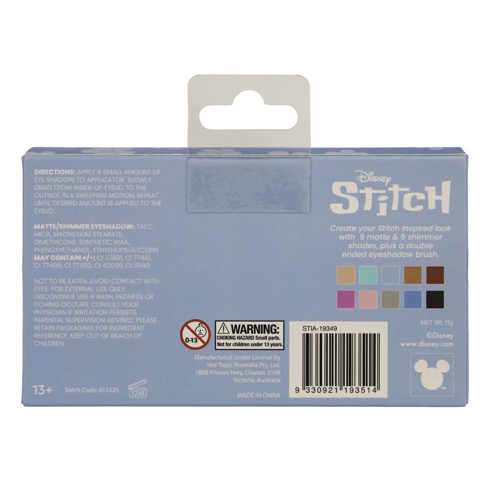Disney - Lilo & Stitch - Fluffy Stitch 10-Shade Eyeshadow Palette - Packshot 4