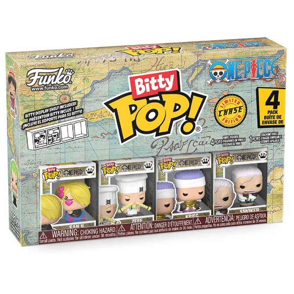 One Piece - Sanji Bitty Pop! Vinyl Figure 4-Pack - Packshot 2