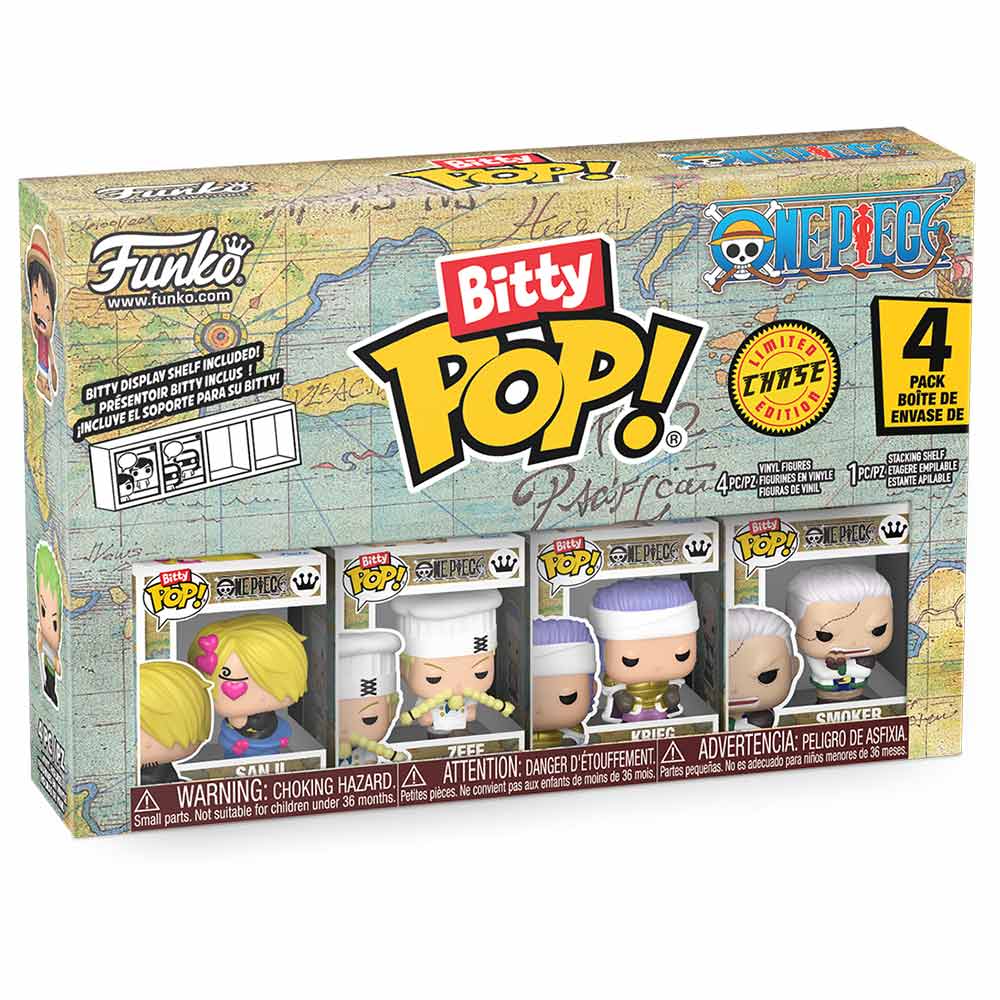 One Piece - Sanji Bitty Pop! Vinyl Figure 4-Pack - Packshot 2