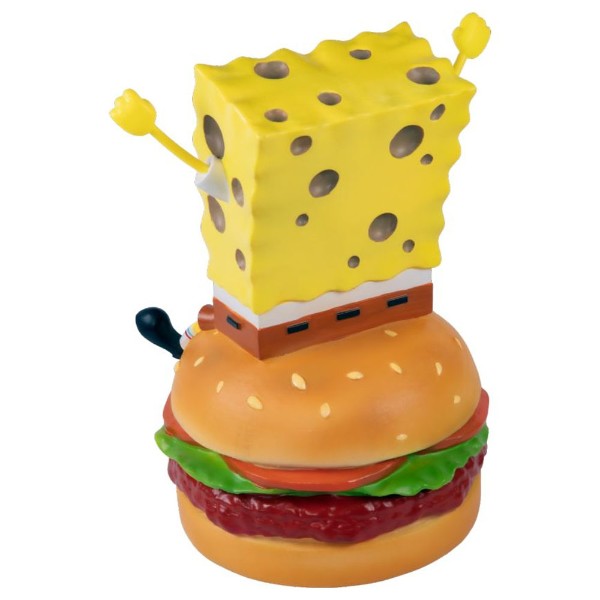 Spongebob Squarepants - SpongeBob on Hamburger Resin Statue - Packshot 3