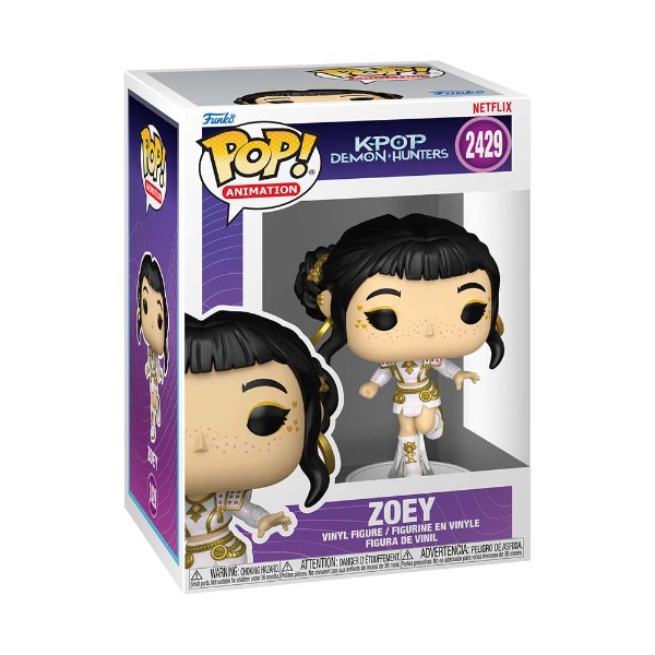 Netflix - KPop Demon Hunters -  Zoey (What It Sounds Like) Pop! Vinyl Figure - Packshot 2