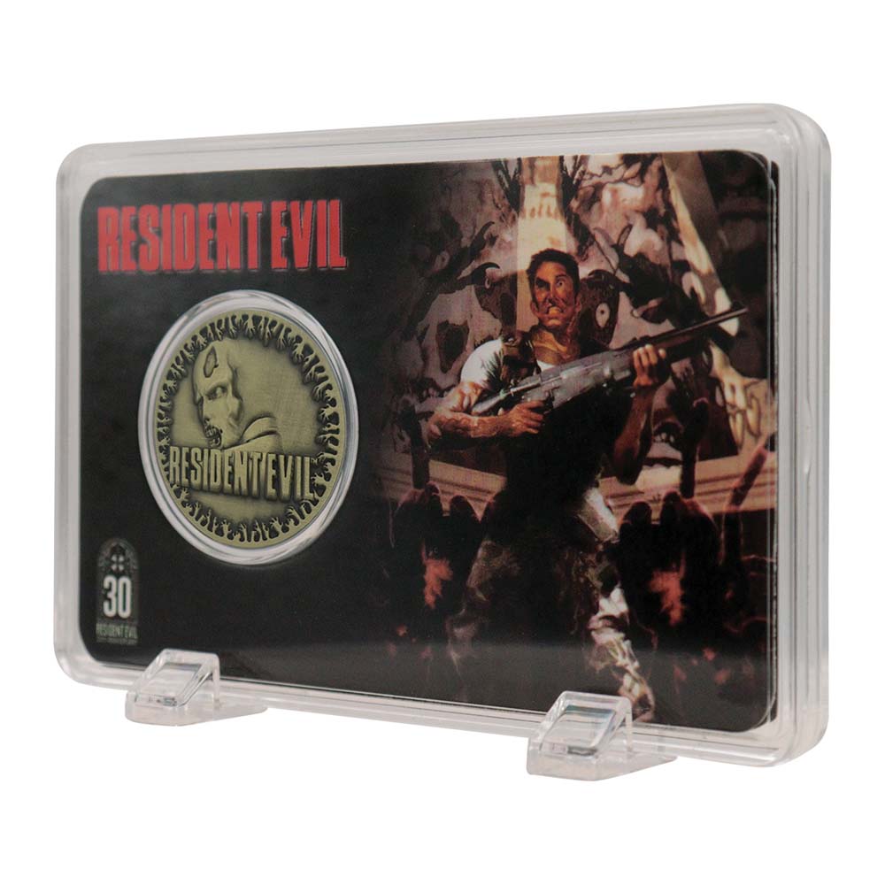 Resident Evil - 30th Anniversary Presentation Limited Edition Coin - Antique Brass - Packshot 5