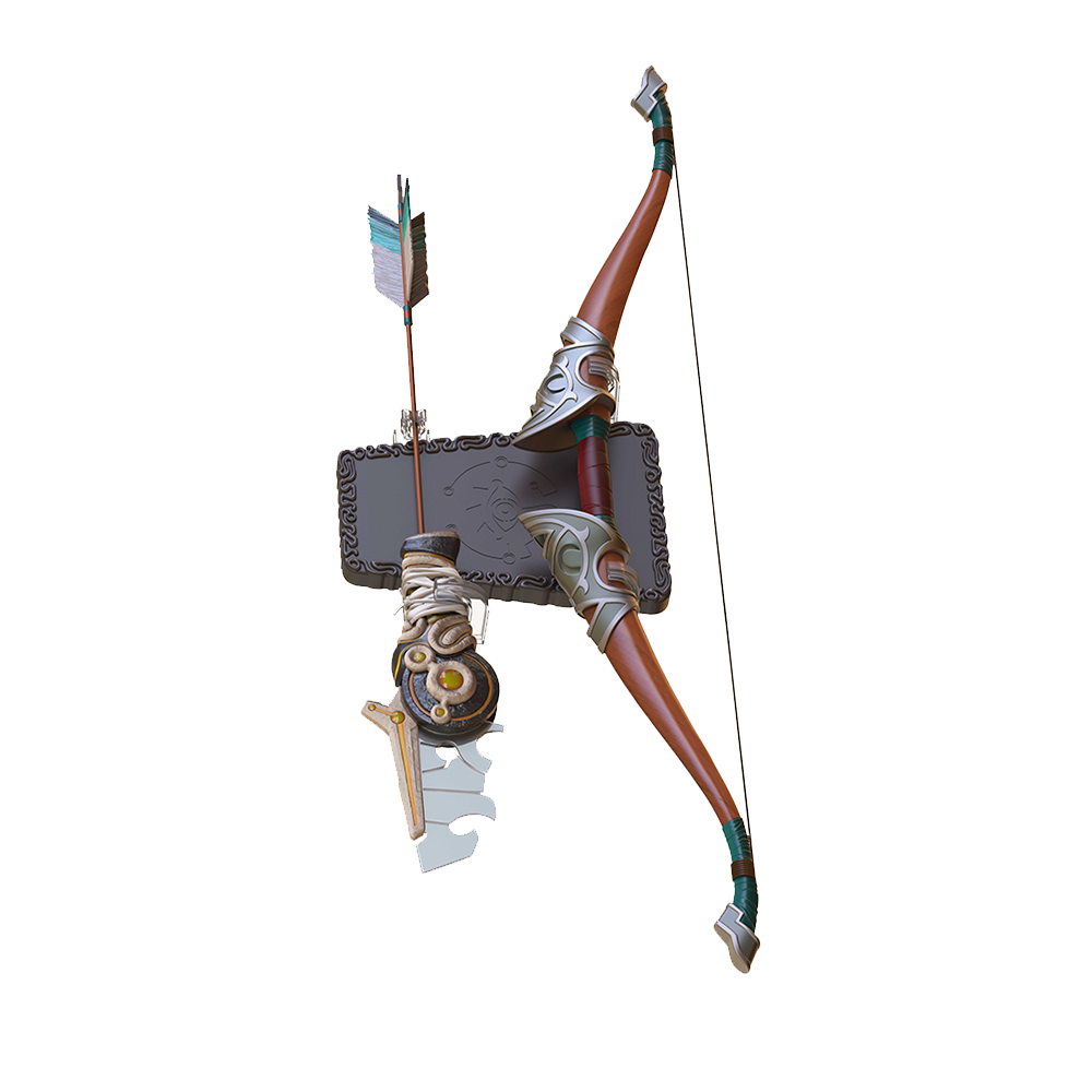 Legend of Zelda Breath of the Wild Traveler's Bow and Guardian