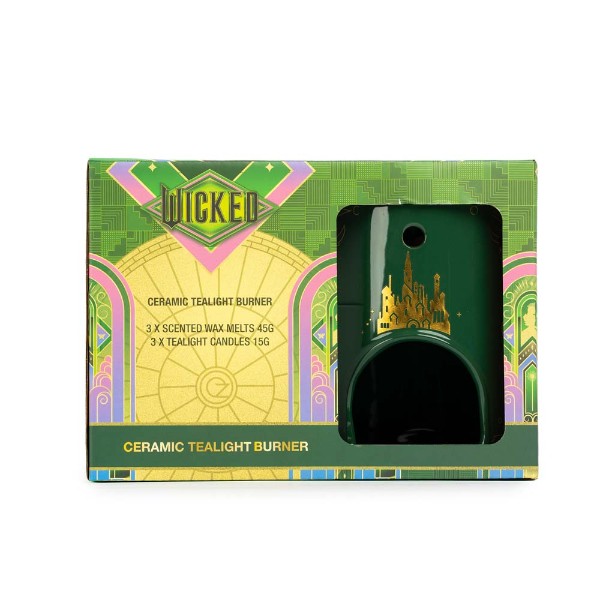 Wicked - Emerald City Ceramic Tealight Burner - Packshot 5