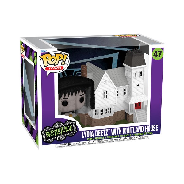 Beetlejuice Beetlejuice - Lydia Deetz with Maitland House Pop! Town Vinyl Figure - Packshot 2