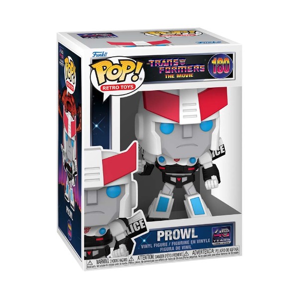 Transformers - Transformers: The Movie - Prowl (40th Anniversary) Pop! Vinyl Figure - Packshot 2