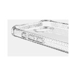 ITSKINS Spectrum Clear iPhone 16e Case Black 3M Drop Safe Anti Shock Recycled Air Pocket Corners - Packshot 2