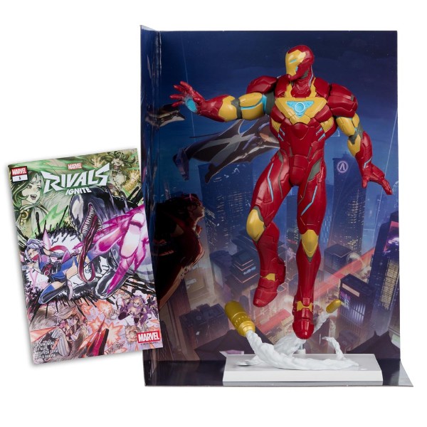 Marvel Rivals - Iron Man (Marvel Rivals #1) 1/6 Scale Figure with Comic Book - Packshot 6