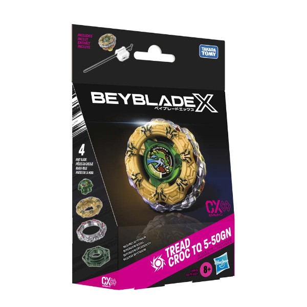 Beyblade X - Tread Croc TQ 5-50G CX Infinity Starter Pack Set - Packshot 1