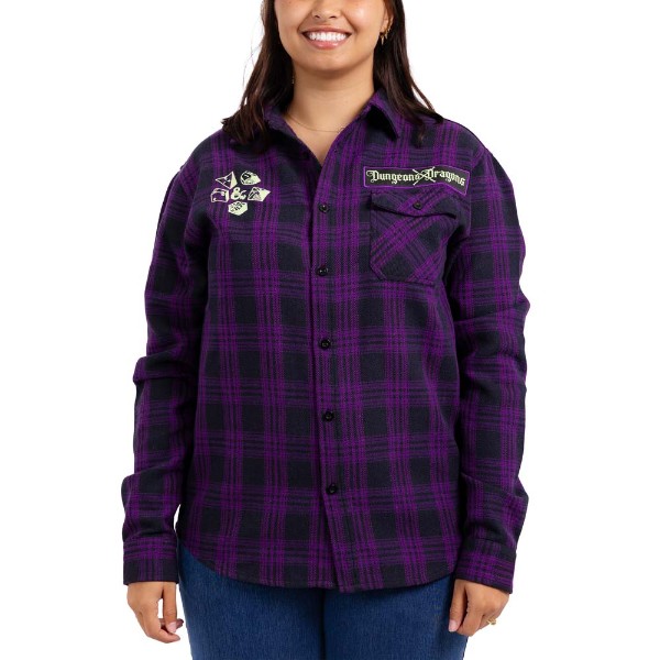Dungeons & Dragons - Dungeon Master Flannel Long-Sleeve Shirt - Packshot 1