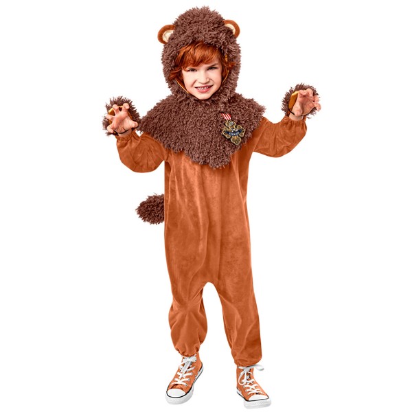 Wizard of Oz - The Cowardly Lion Costume - Kids - Packshot 1