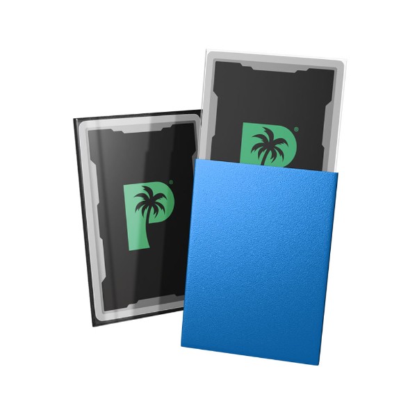 Palms Off Gaming - Blackout Deck Sleeves 100pk - Standard Size - Blue - Packshot 2