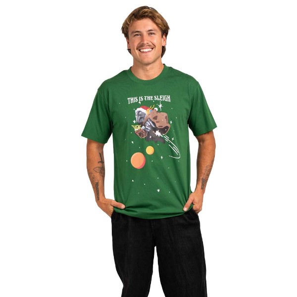 Star Wars - The Mandalorian - This is the Sleigh Christmas T-Shirt - Packshot 2