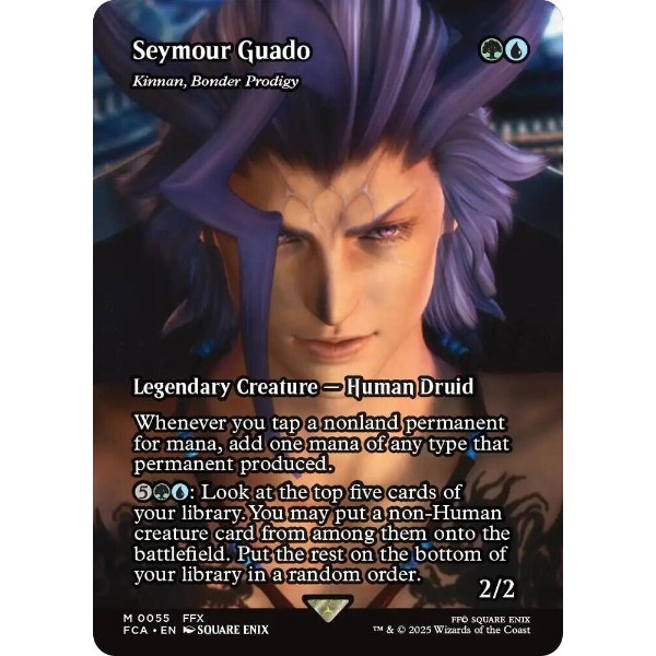 Magic: The Gathering - TCG - FINAL FANTASY: Through the Ages - Seymour Guado - Kinnan, Bonder Prodigy (Showcase) Normal 55 - NM/M - Packshot 1