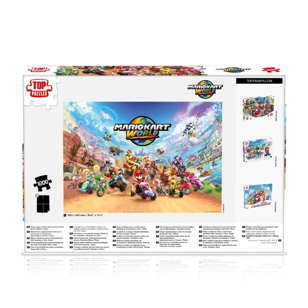 Nintendo - Super Mario - Mario Kart World 1000 Piece Jigsaw Puzzle - Packshot 3