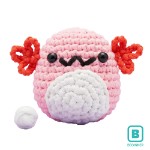 The WOOBLES - Strawberry the Axolotl Crochet Kit - Packshot 1