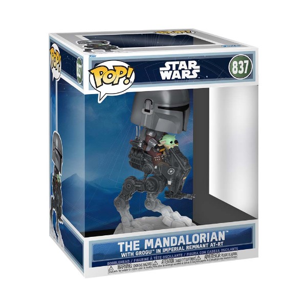 Star Wars - The Mandalorian & Grogu - The Mandalorian with Grogu in Imperial Remnant AT-RT Deluxe Pop! Ride - Packshot 2