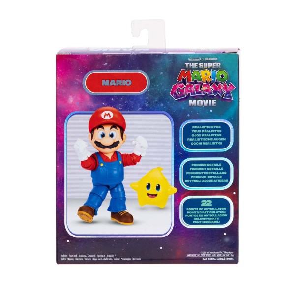Super Mario - The Super Mario Galaxy Movie - Mario 5" Figure - Packshot 6
