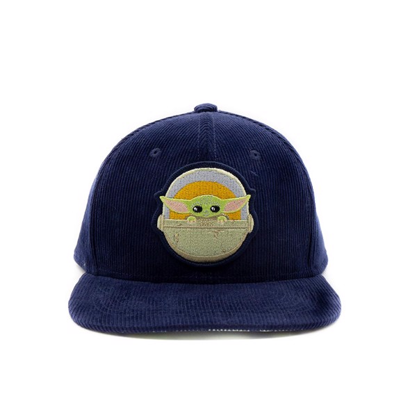 The Child Navy Corduroy Snapback Cap 