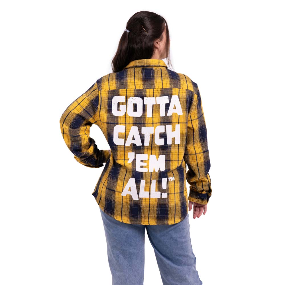 Pokemon - Gotta Catch 'Em All! Flannel Long-Sleeve Shirt - Packshot 5
