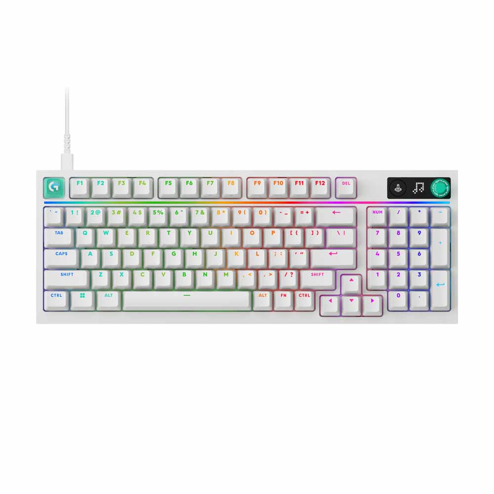 Logitech G316 X Gaming Keyboard - White - Packshot 2