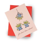 Pixar - Toy Story - You Have Been Chosen Valentine's Day Greeting Card - Packshot 1