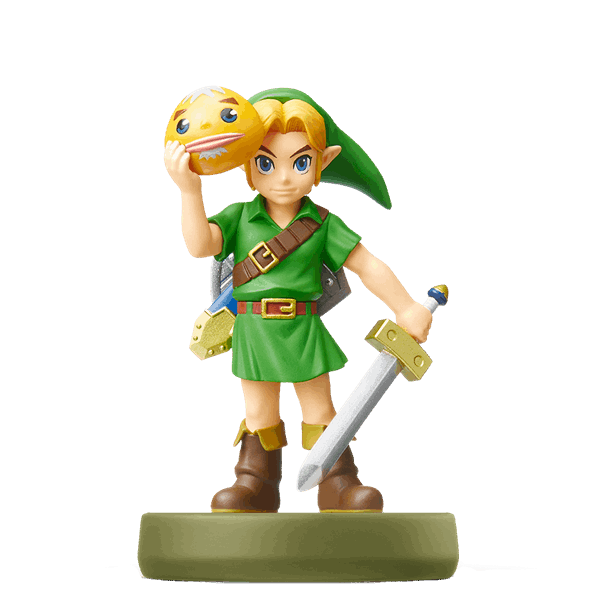 Nintendo amiibo (The Legend of Zelda: Breath of the Wild) - Link (Majora's Mask) Character Figure - Packshot 1