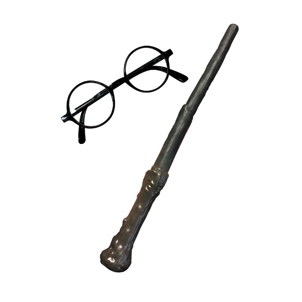 Harry Potter - Kids Wand & Glasses Costume Kit - Packshot 1