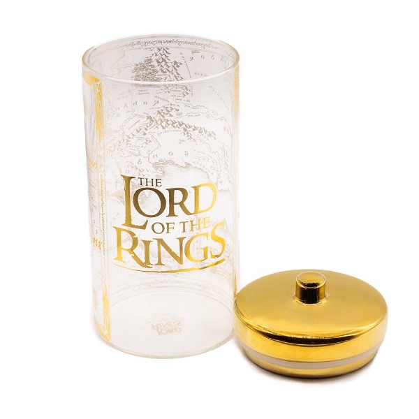 The Lord of the Rings - Middle Earth Map Glass Cookie Jar - Packshot 1