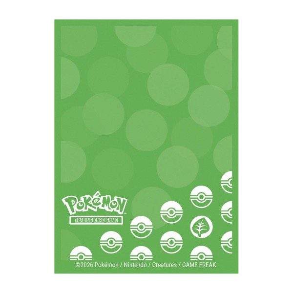 Pokemon - TCG - Energy Deck Protector Sleeves - Grass - Packshot 2