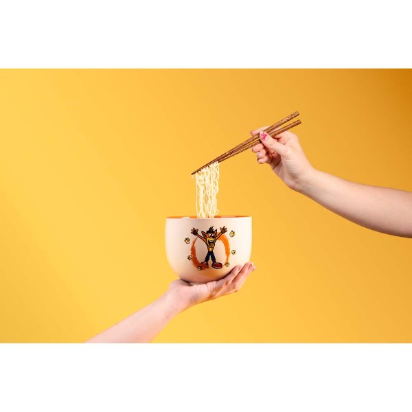 Crash Bandicoot – Crash Wumpa Ramen Bowl with Chopsticks - Packshot 3