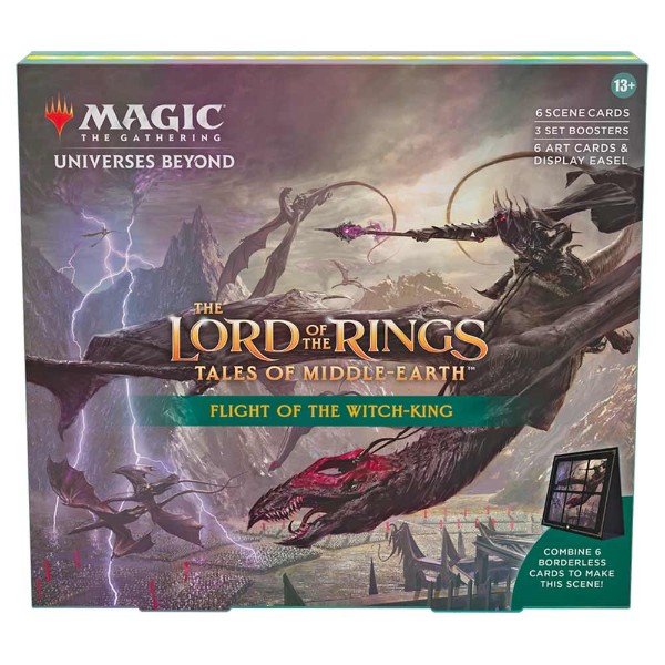 Magic: The Gathering - TCG - The Lord of The Rings: Tales of Middle Earth Scene Box - Flight of the Witch King - Packshot 1