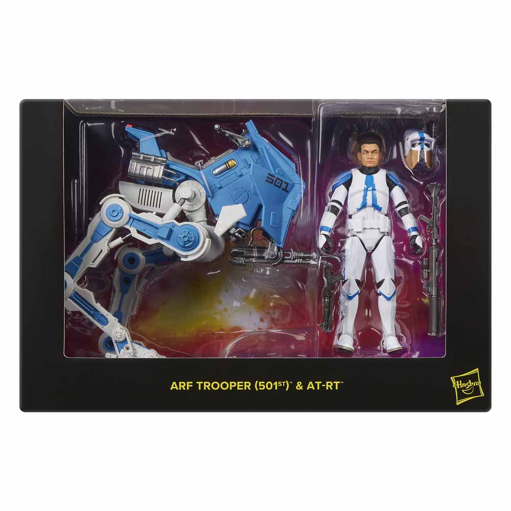 Star Wars - The Black Series - ARF Trooper (501st) & AT-RT Action Figure Set - Packshot 3