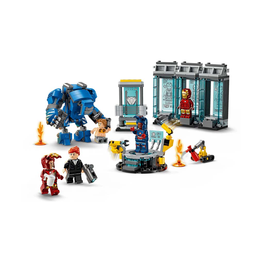 Marvel - Iron Man - LEGO Iron Man's Laboratory: Hall of Armor #76315 - Packshot 3