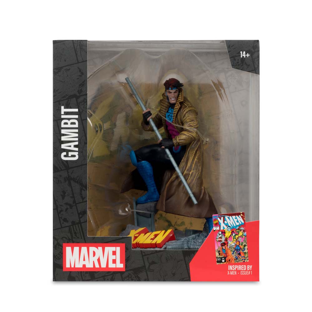 Marvel Gambit 1:10th Scale Collectible with Scene (X-MEN #1) - Packshot 2