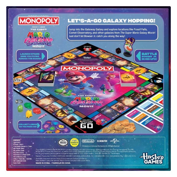 Monopoly - Super Mario Galaxy Movie Edition - Packshot 2