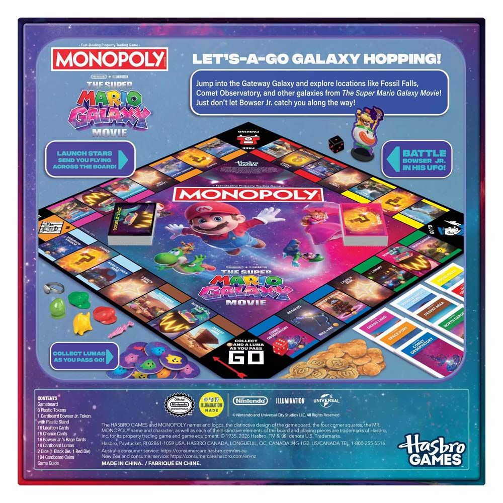 Monopoly - Super Mario Galaxy Movie Edition - Packshot 2